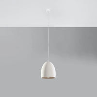 Pendelleuchte Bowl – Weiß & Keramik