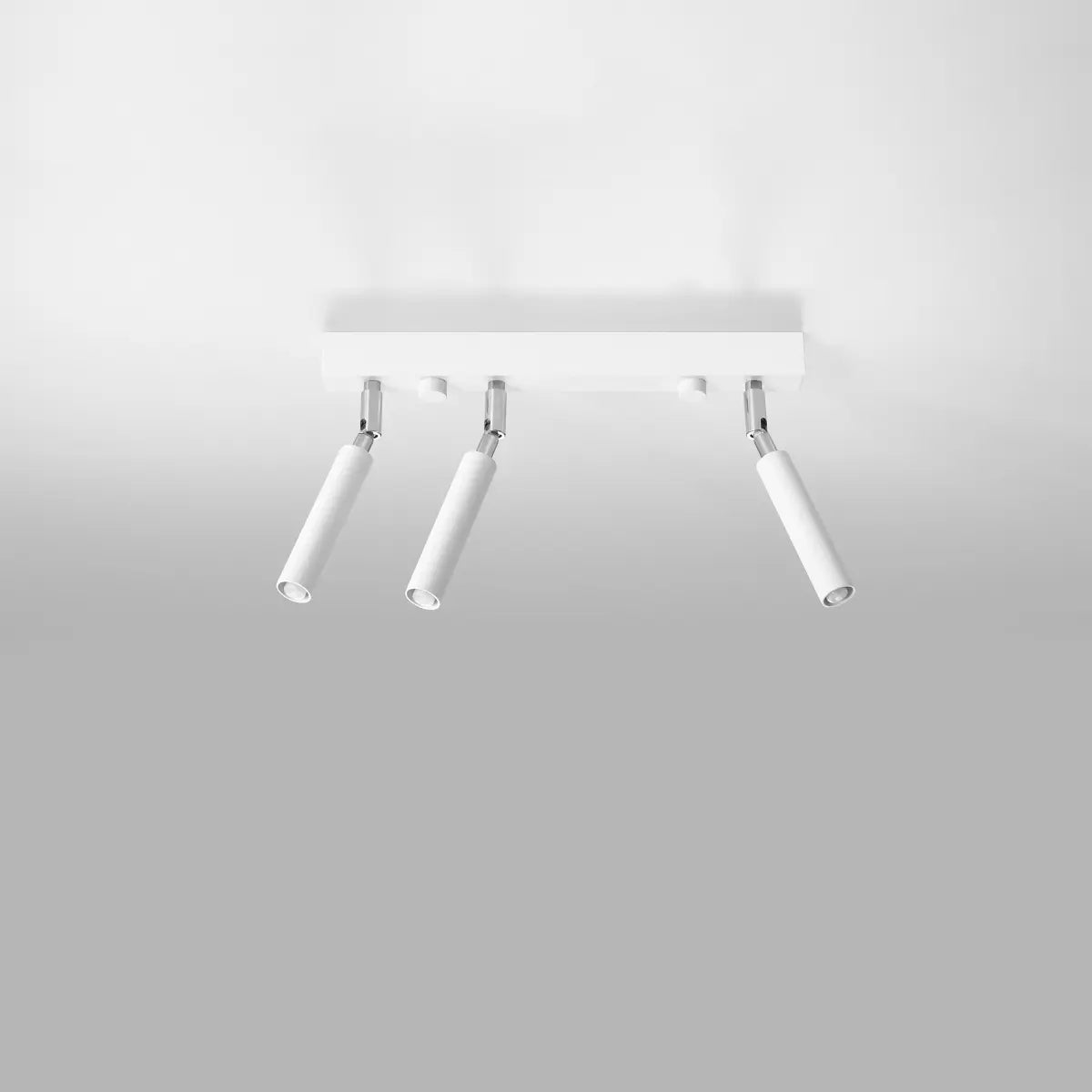 Deckenleuchte Luxtec 3 – Weiß & Stahl