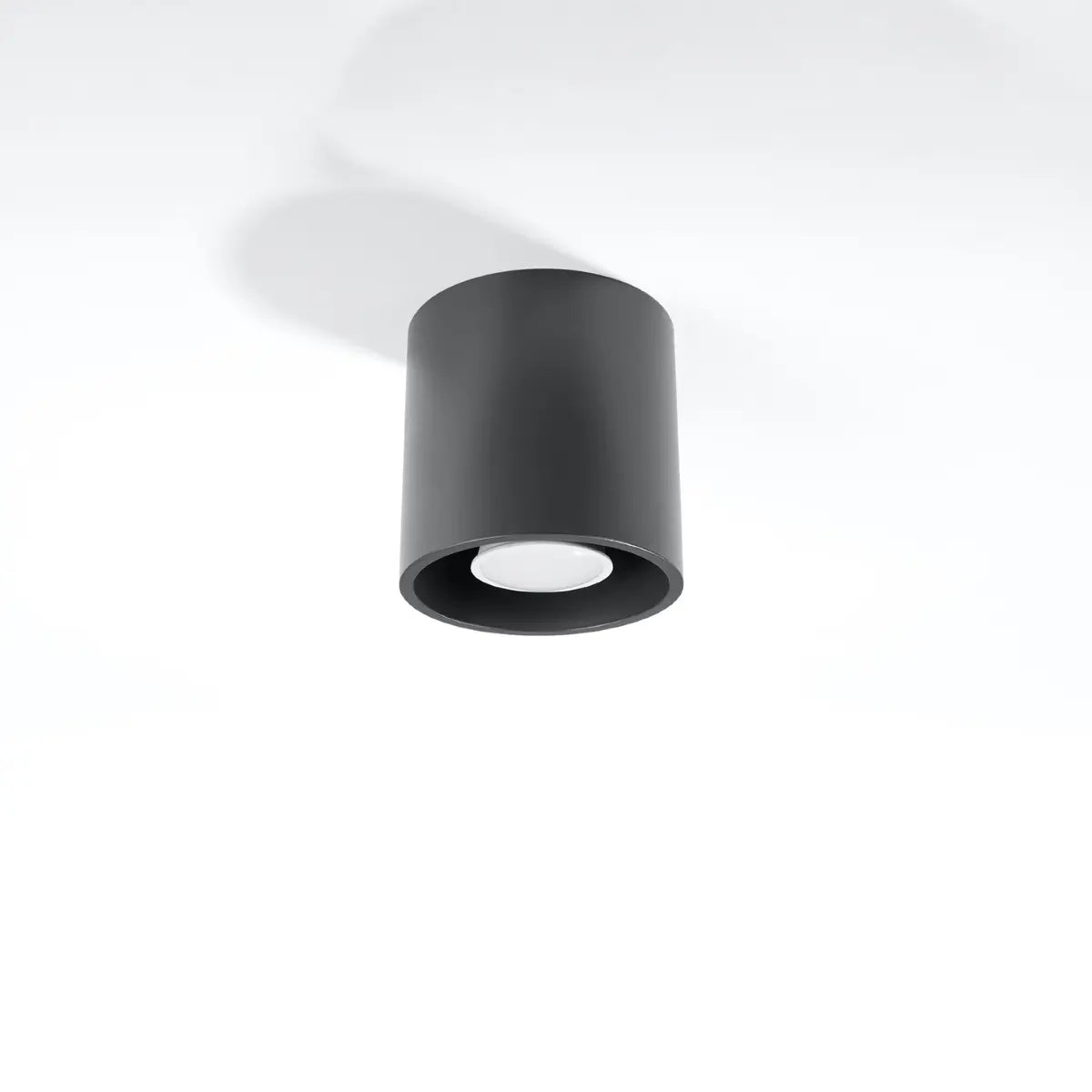 Plafondlamp Anthra Rondo – Antraciet & Aluminium