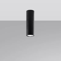Deckenleuchte Tube Size 20 – Schwarz & Stahl