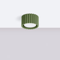 Spots Japandi Single-XS – Olijfgroen & Aluminium