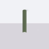 Plafondlamp Japandi 40 – Groen & Aluminium