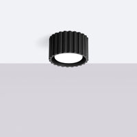 Spots Japandi Single-XS – Zwart & Aluminium