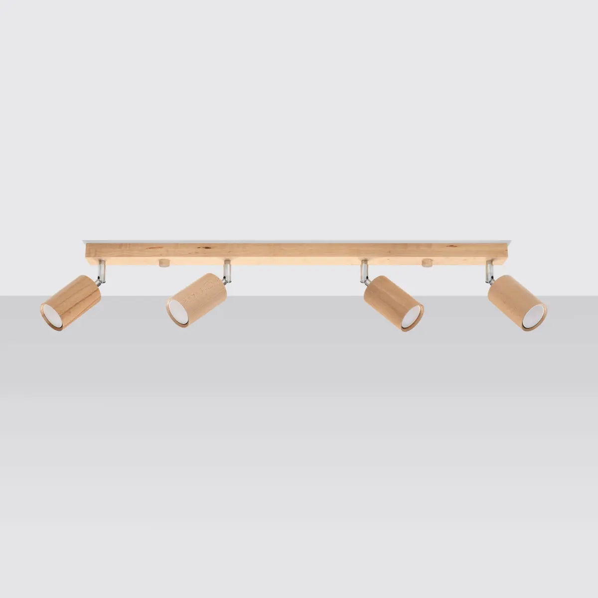 Deckenleuchte Rondo 4 – Naturholz & Holz