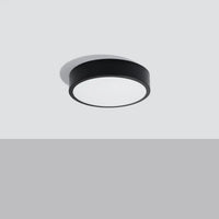 Plafondlamp Ufo Thin 30 – Zwart & Aluminium