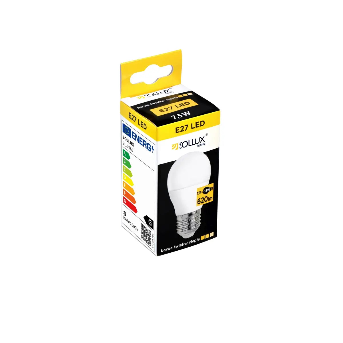 LED Lamp E27 – Warm Wit 3000K 7,5W 620lm