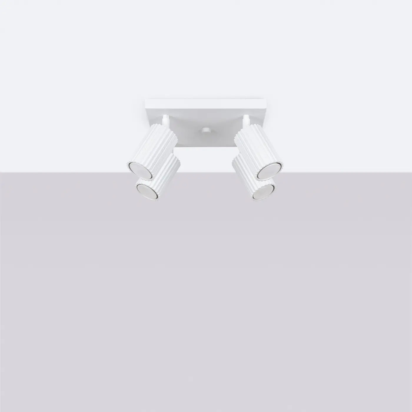 Plafondlamp Japandi 4S – Wit Aluminium