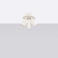 Plafondlamp Japandi 3P – Beige & Aluminium