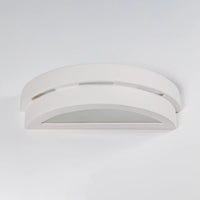 Wandlamp UFO 2 – Wit Keramiek & Glas