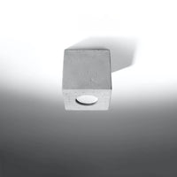 Deckenleuchte Square 1 – Grau & Beton
