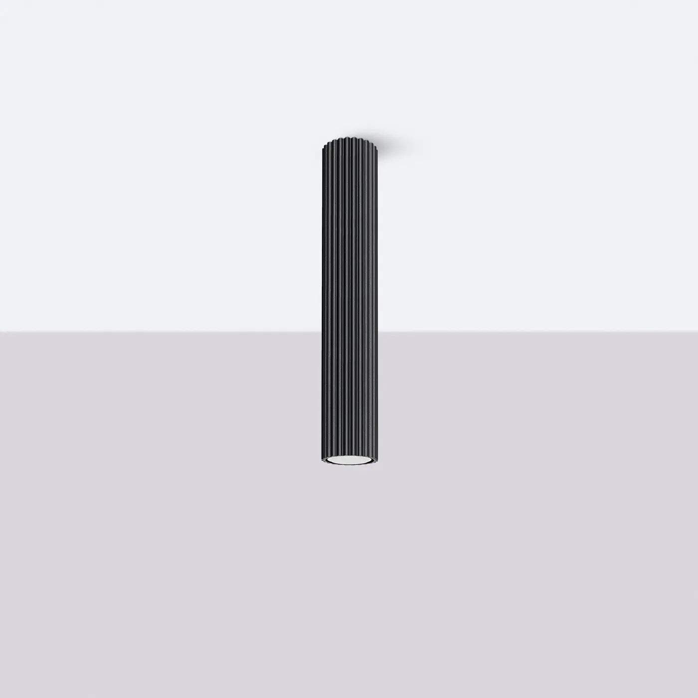 Plafondlamp Japandi 40 – Zwart & Aluminium