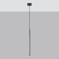 Hanglamp Slim Tube 1 – Grijs Beton