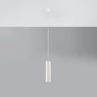 Hanglamp Tube – Wit & Keramiek