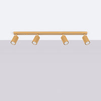 Deckenleuchte Japandi 4 – Gold & Aluminium