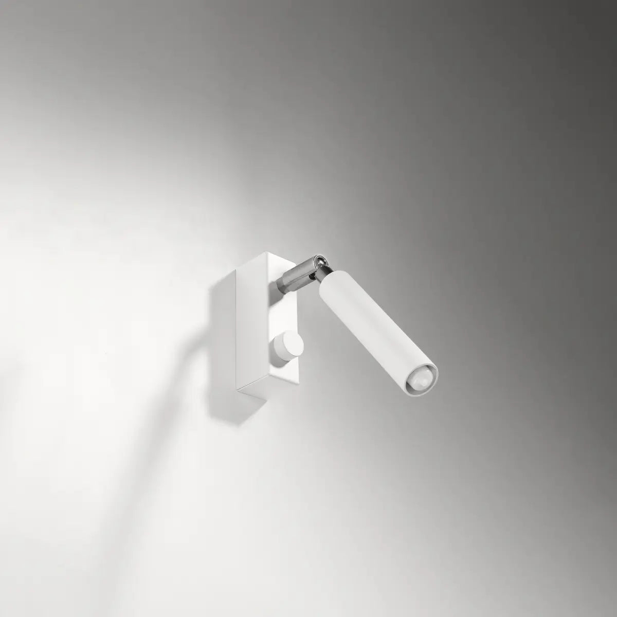 Wandleuchte Luxtec 1 – Weiß & Stahl