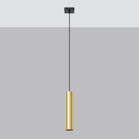 Hanglamp Tube 1 – Goud & Staal
