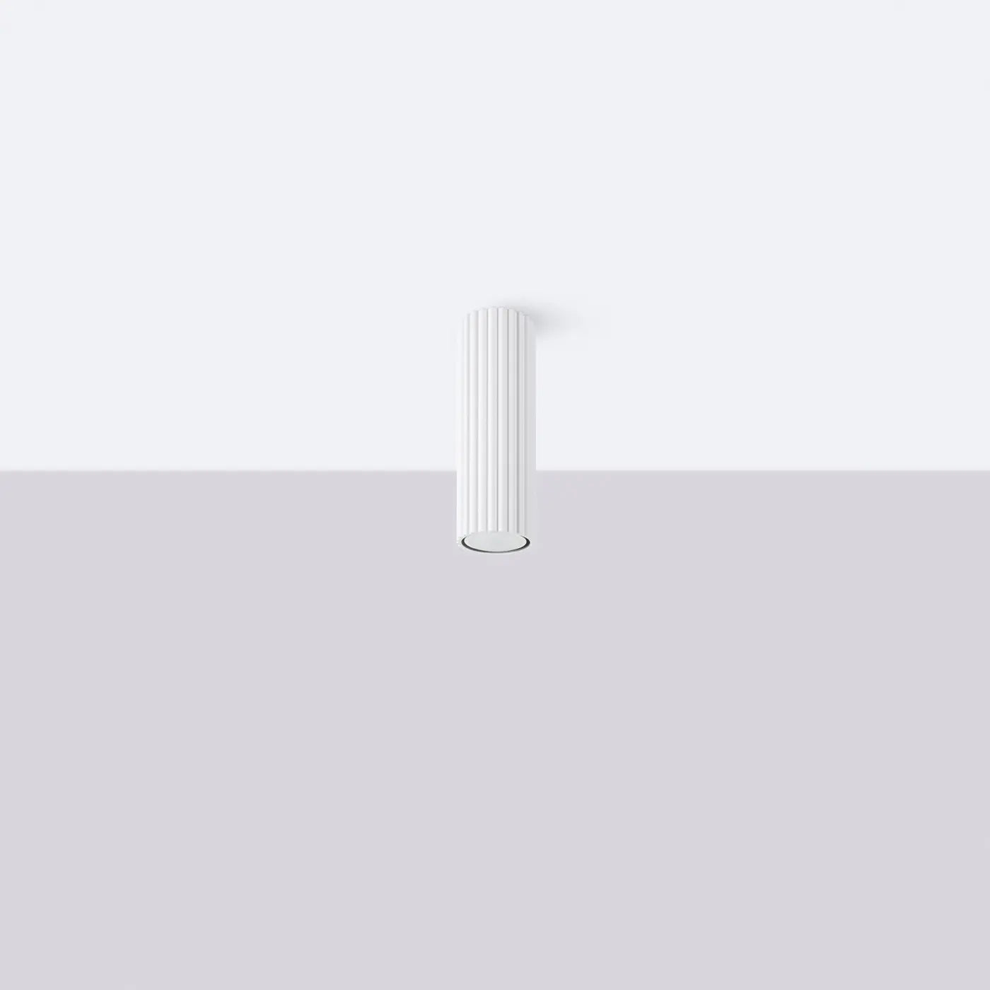 Deckenleuchte Japandi 20 – Weißes Aluminium