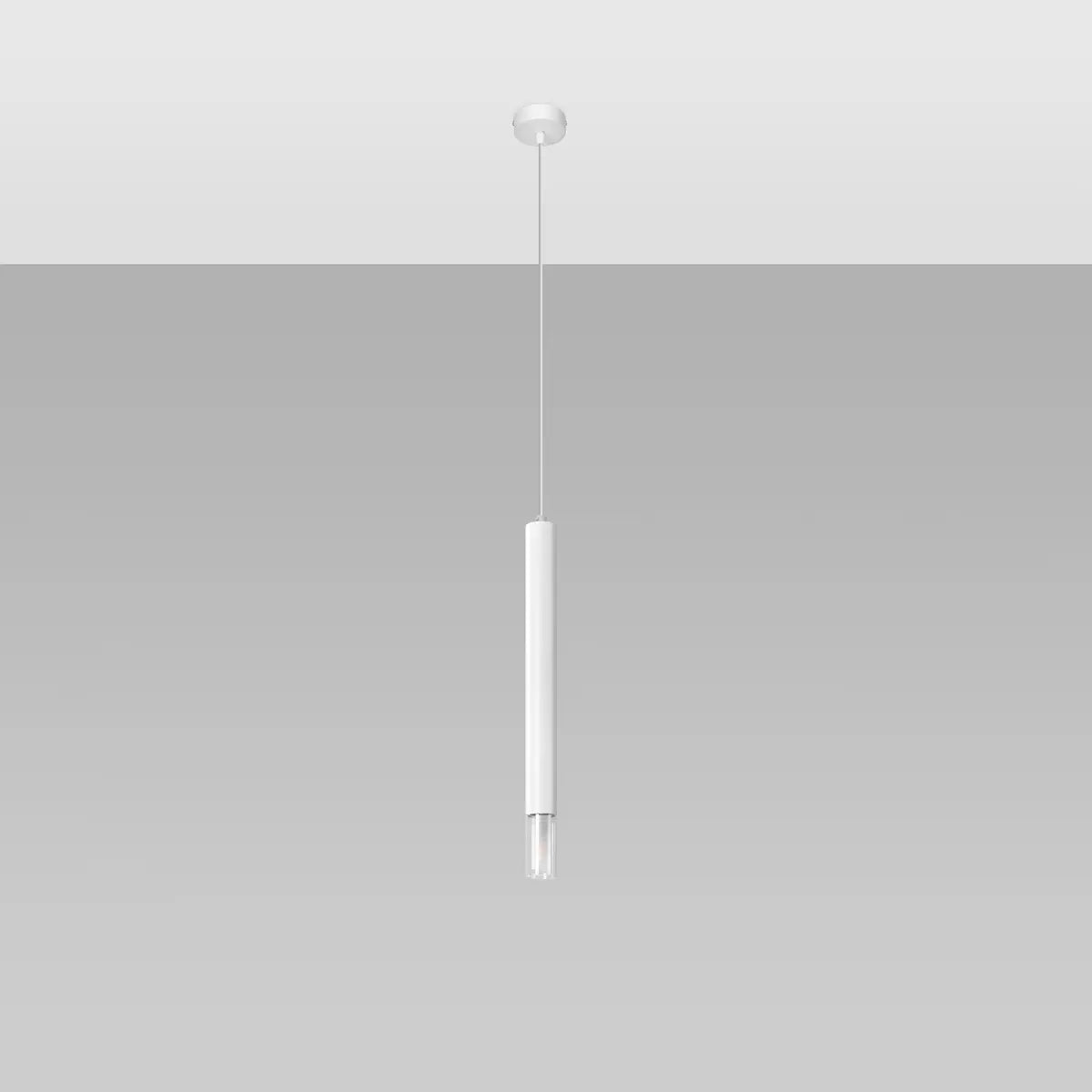 Hanglamp Matita Glass 1 – Wit & Glas