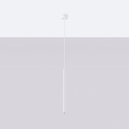 Hanglamp Candle 1 – Wit & Staal