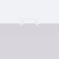 Deckenleuchte Japandi 2 – Weiß Aluminium