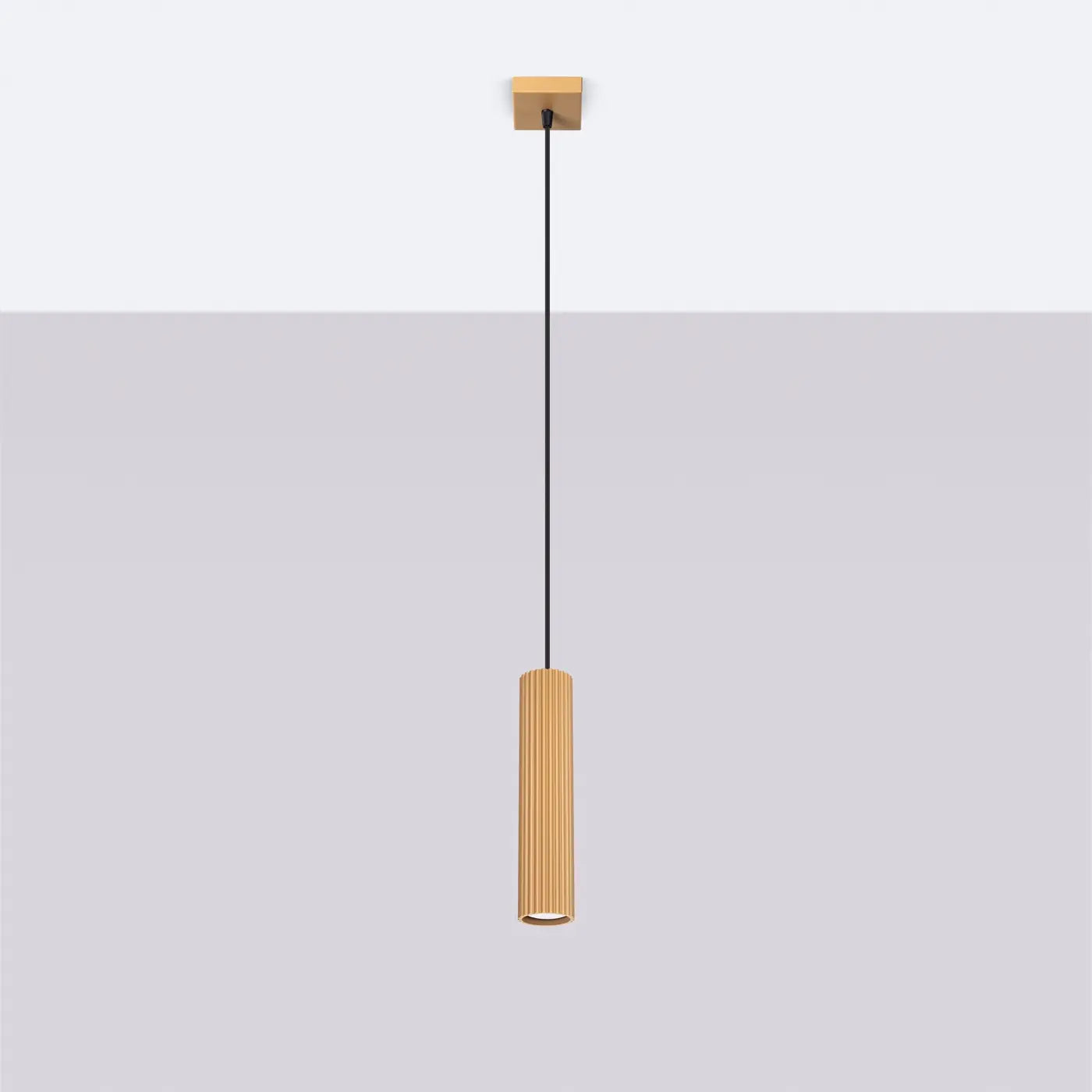 Pendelleuchte Japandi 1 – Gold Aluminium