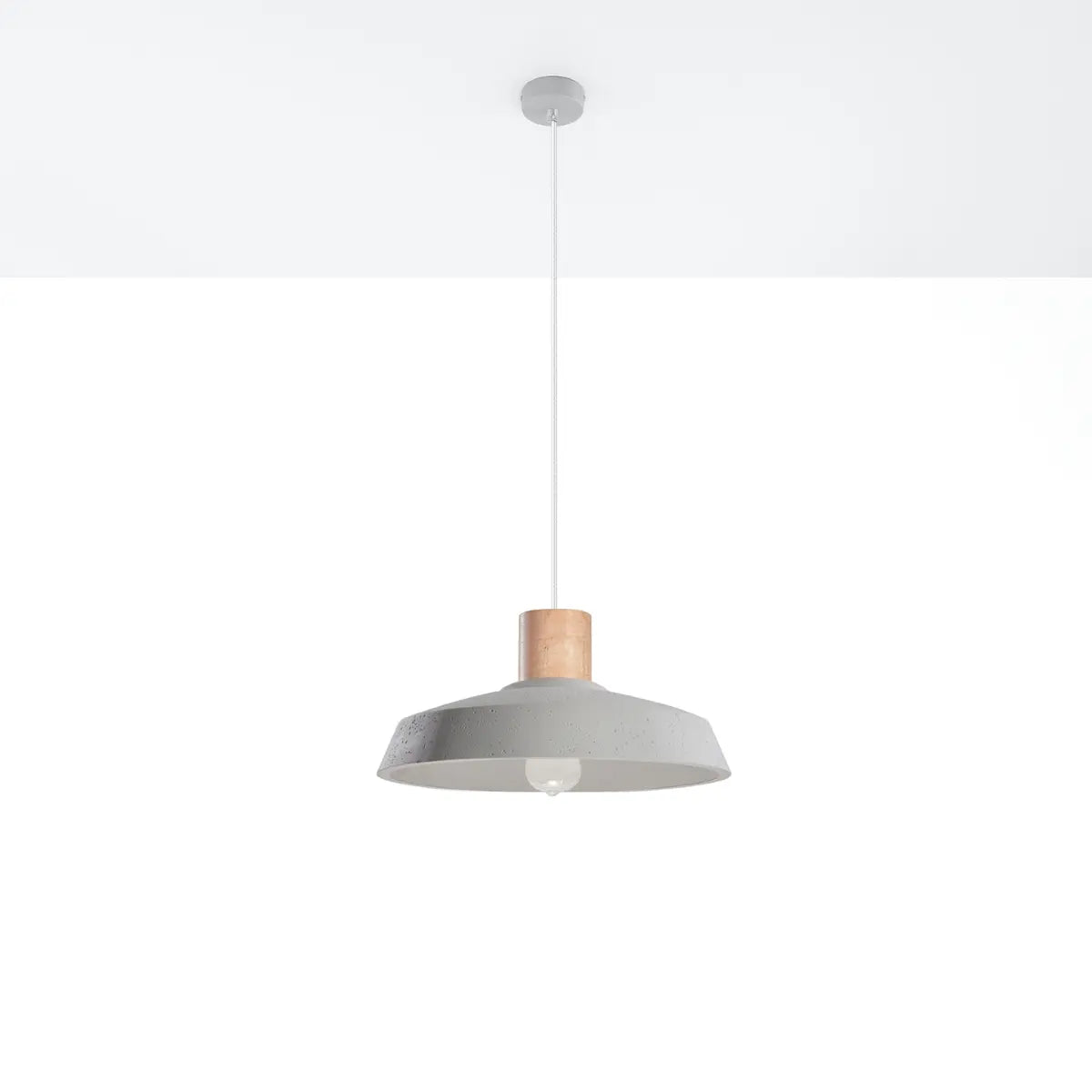 Hanglamp Stone Wood 2 – Grijs Beton & Hout