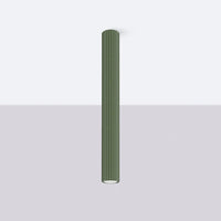 Plafondlamp Japandi 60 – Groen & Aluminium