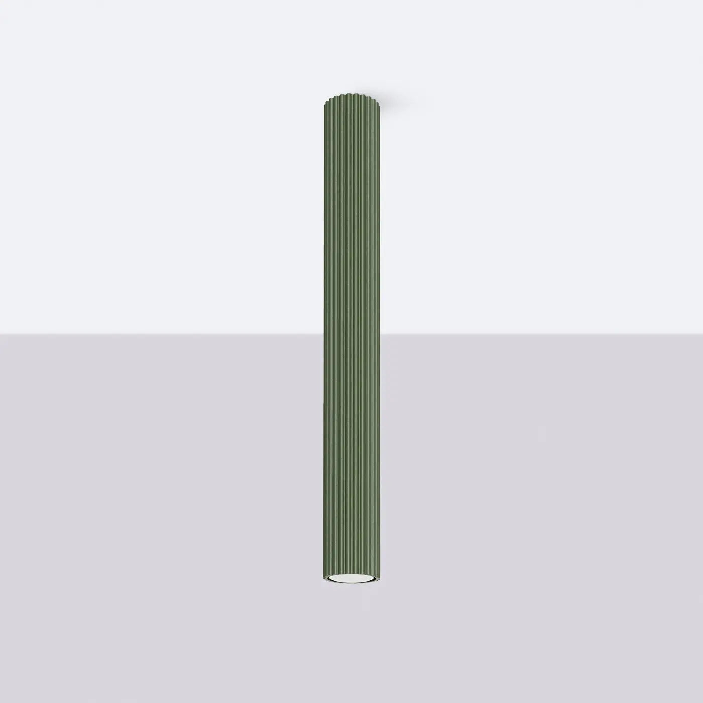 Plafondlamp Japandi 60 – Groen & Aluminium