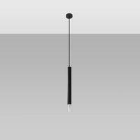 Pendelleuchte Matita Glass 1 – Schwarz & Glas