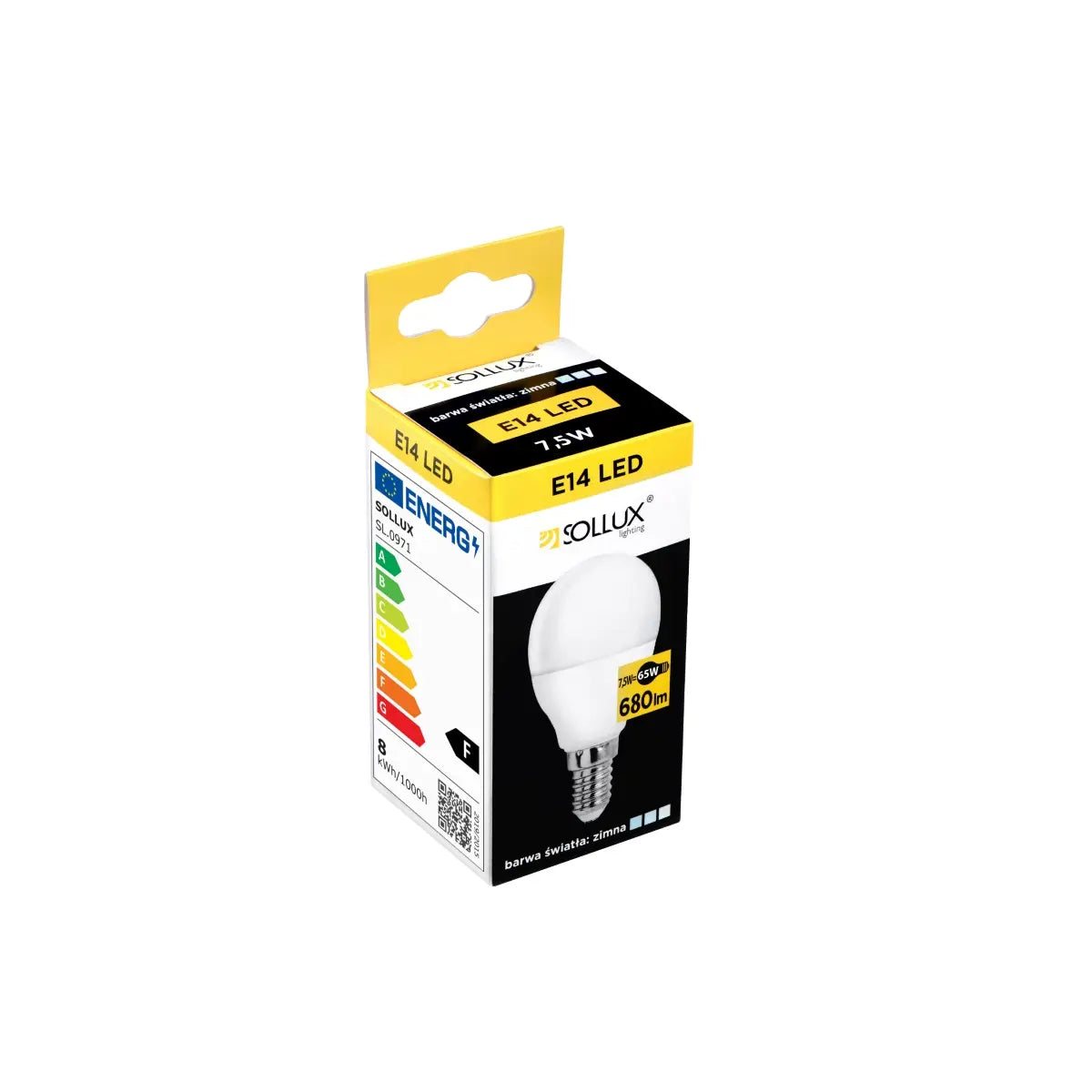 LED Lamp E14 – Koel Wit & Glas