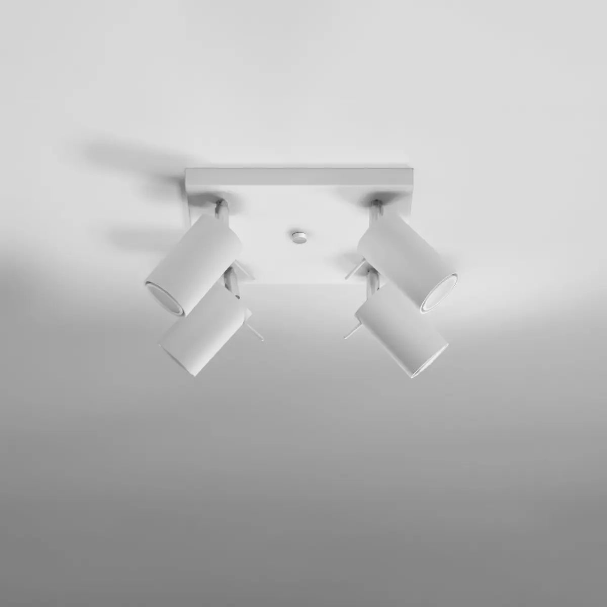 Plafondlamp Rondo 4S – Wit Staal