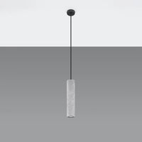 Hanglamp Tube Beton 1 – Grijs & Beton