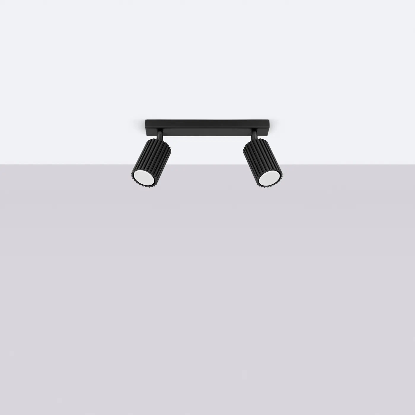 Plafondlamp Japandi 2 – Zwart & Aluminium