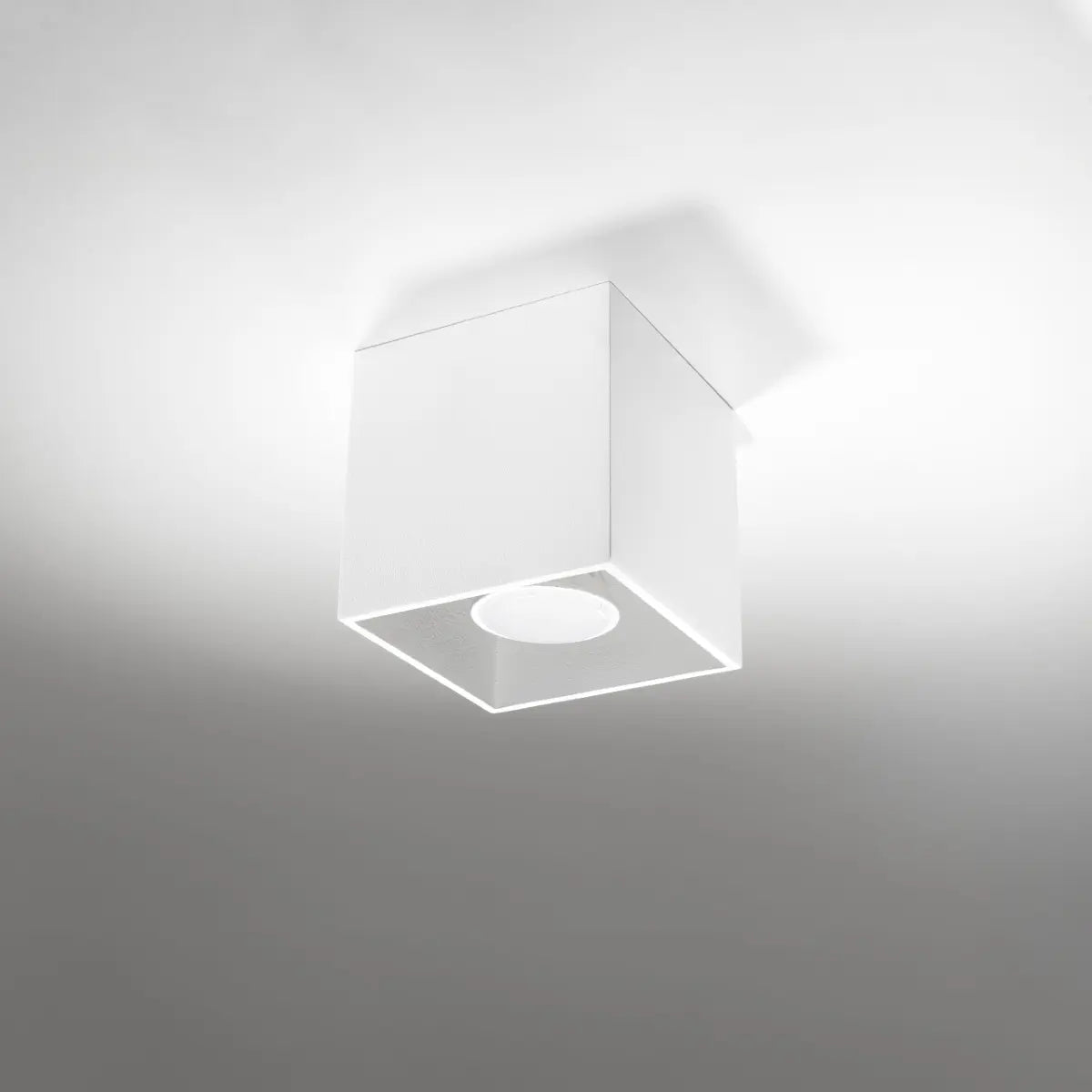 Plafondlamp Square 1 – Wit Aluminium