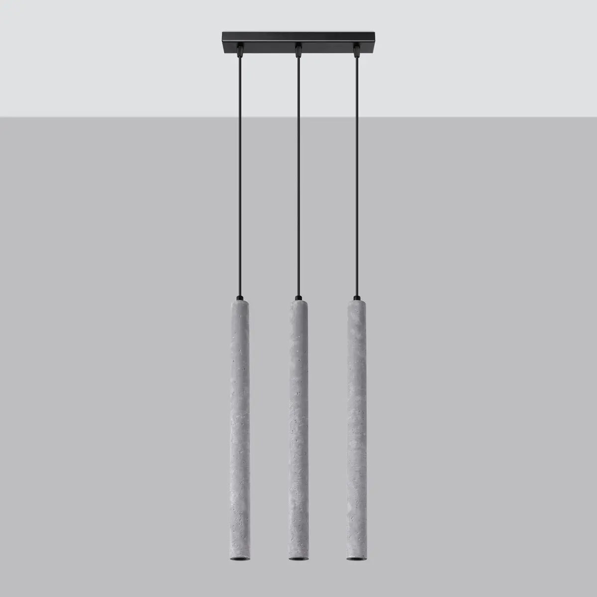 Hanglamp Slim Tube 3 – Grijs Beton
