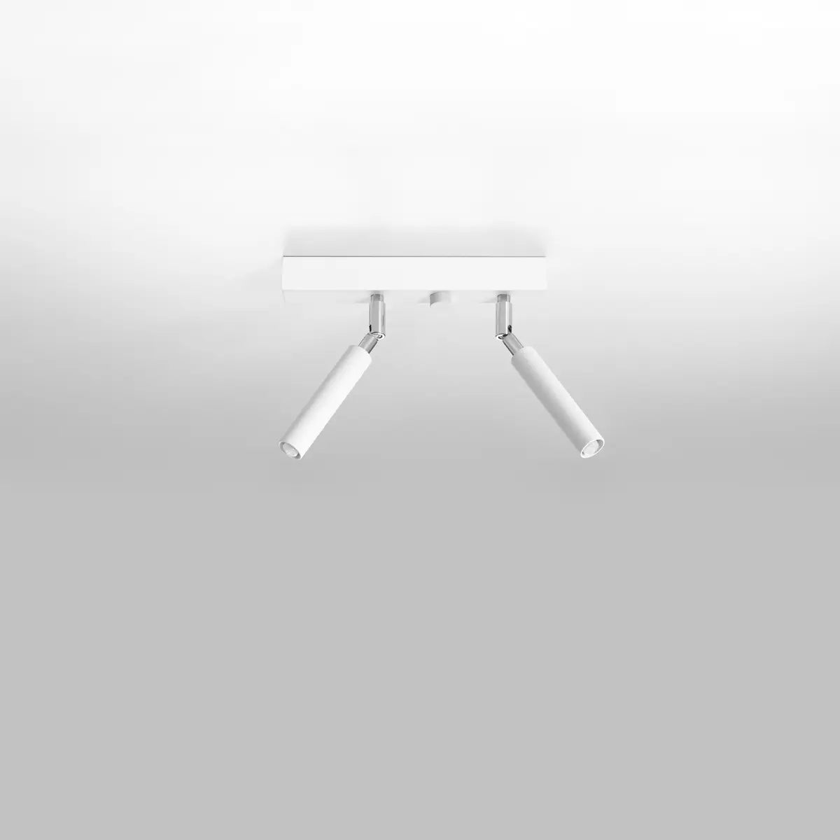 Deckenleuchte Luxtec 2 – Weiß & Stahl