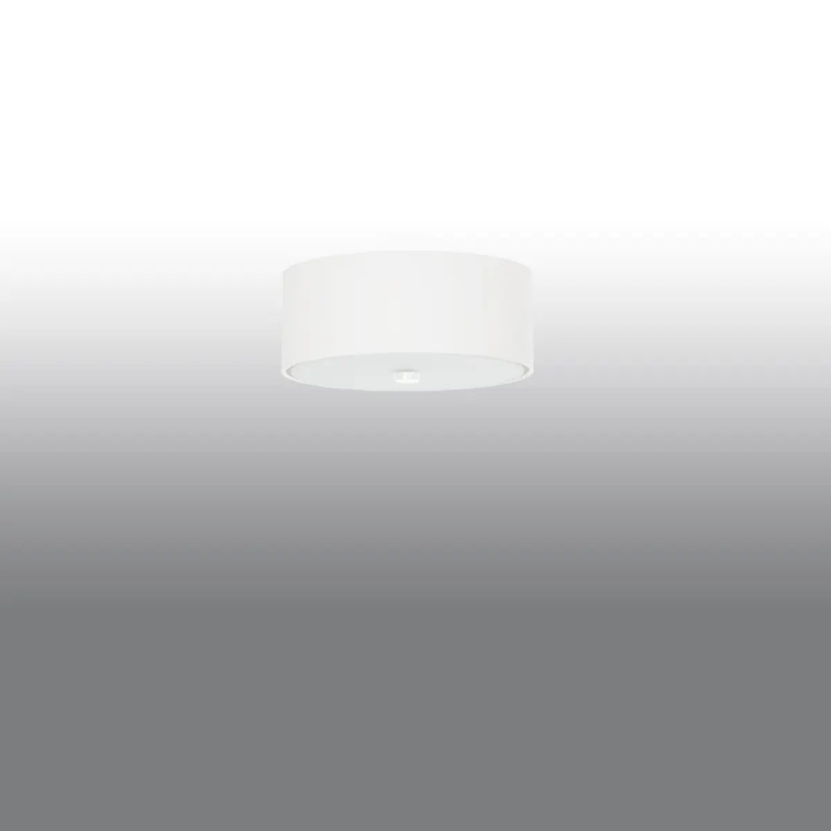 Plafondlamp Ufo Tec 30 – Wit & Stof Glas Staal