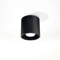 Plafondlamp Rondo 1 – Zwart Aluminium