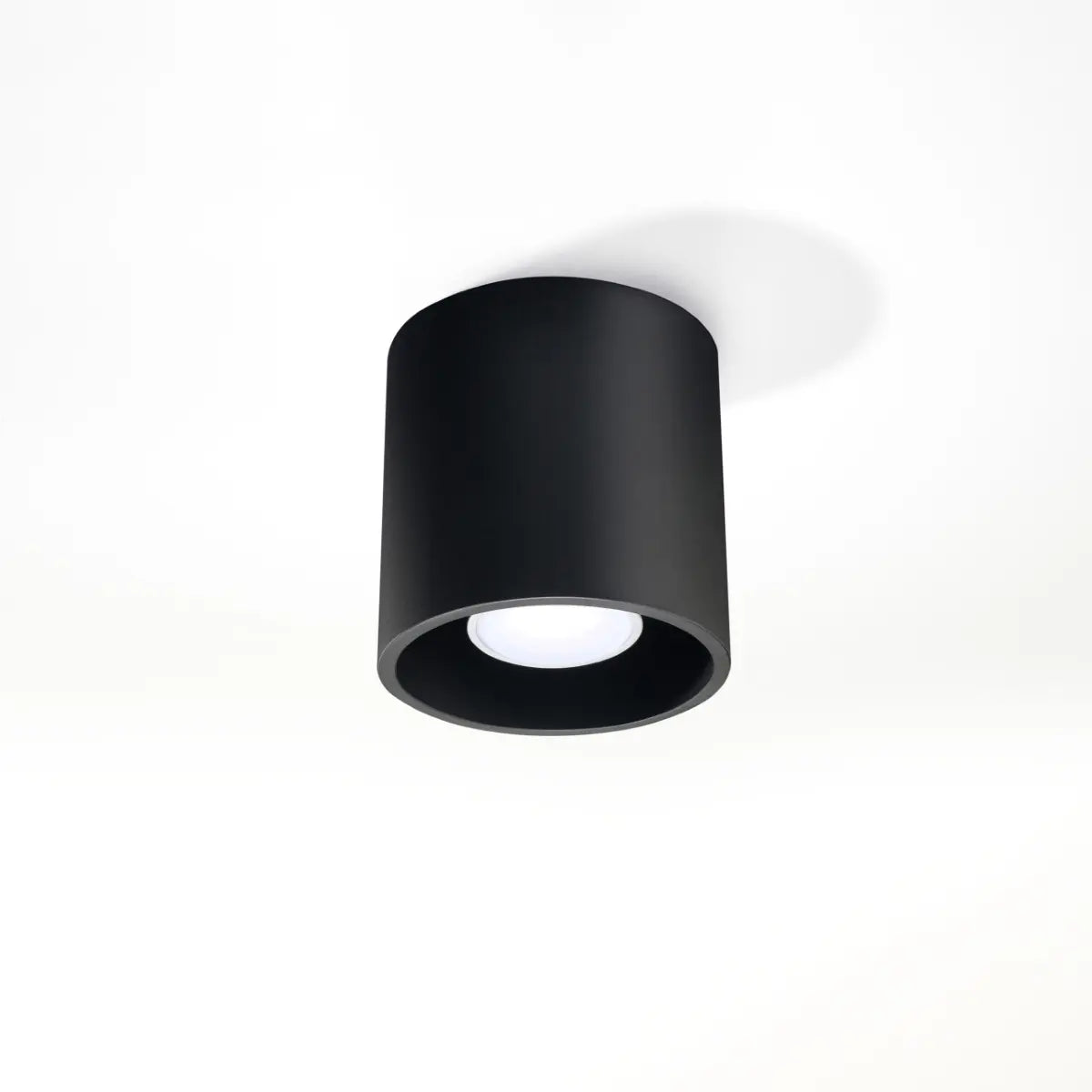 Plafondlamp Rondo 1 – Zwart Aluminium