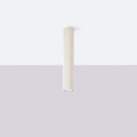 Plafondlamp Japandi 40 – Beige & Aluminium