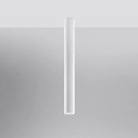 Deckenleuchte Tube Size 60 – Weiß & Stahl