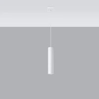 Hanglamp Tube – Wit & Staal