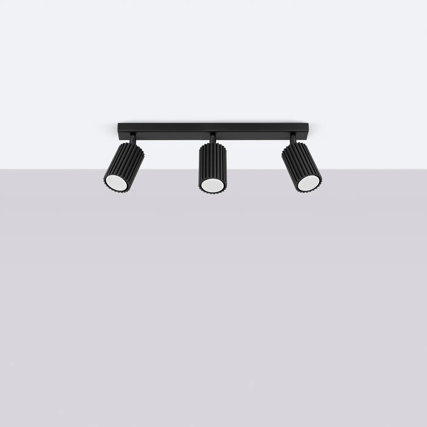 Plafondlamp Japandi 3 – Zwart & Aluminium