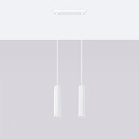 Hanglamp Japandi 2 – Wit & Aluminium