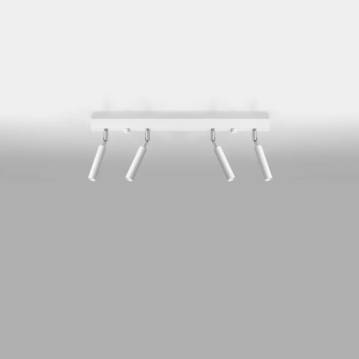 Deckenleuchte Luxtec 4 – Weiß & Stahl