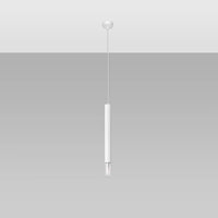 Pendelleuchte Matita Glass 1 – Weiß & Glas