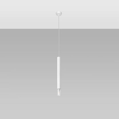 Pendelleuchte Matita Glass 1 – Weiß & Glas