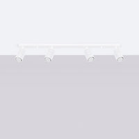 Plafondlamp Japandi 4 – Wit Aluminium