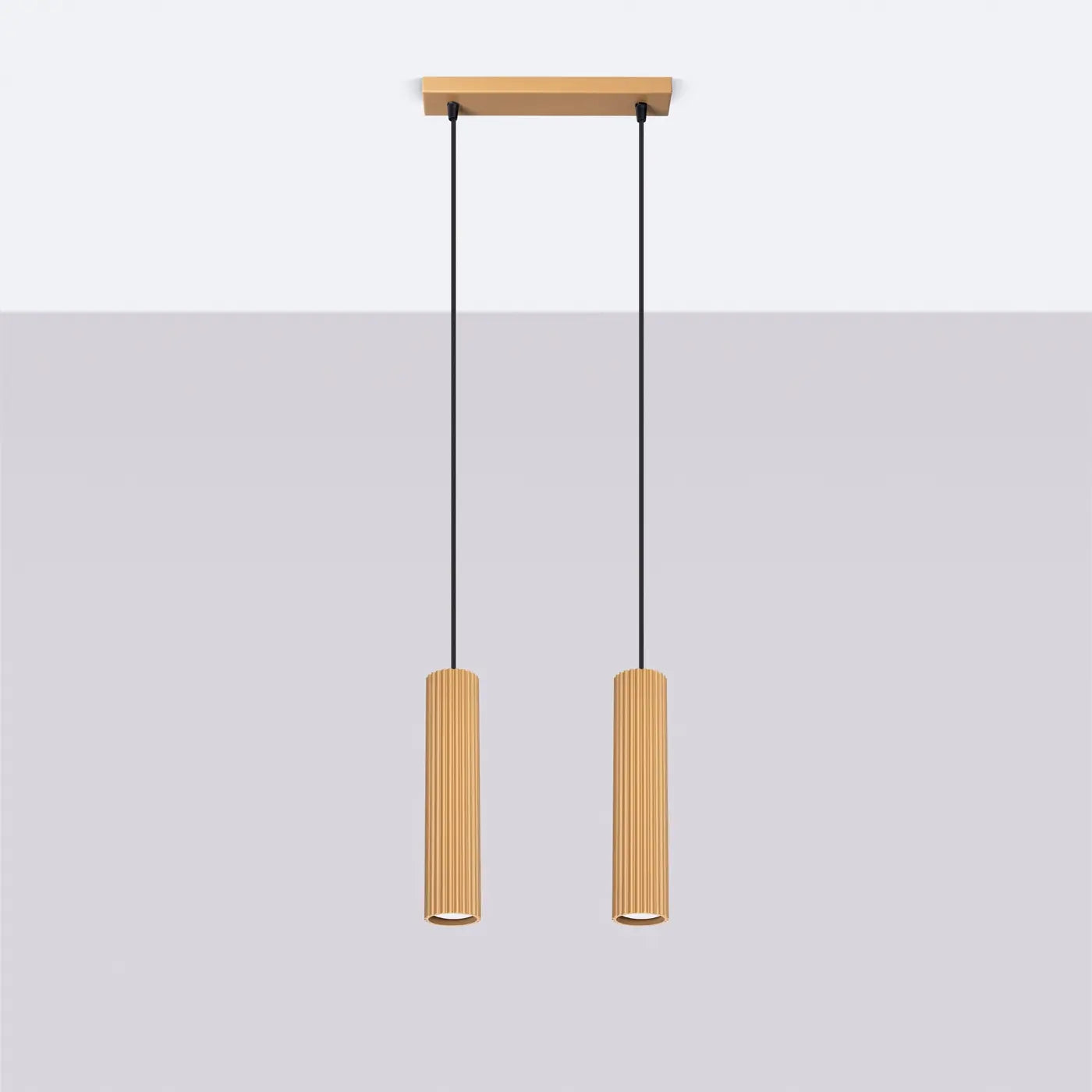 Hanglamp Japandi 2 – Goud Aluminium