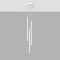 Hanglamp Matita 3P – Wit & Staal